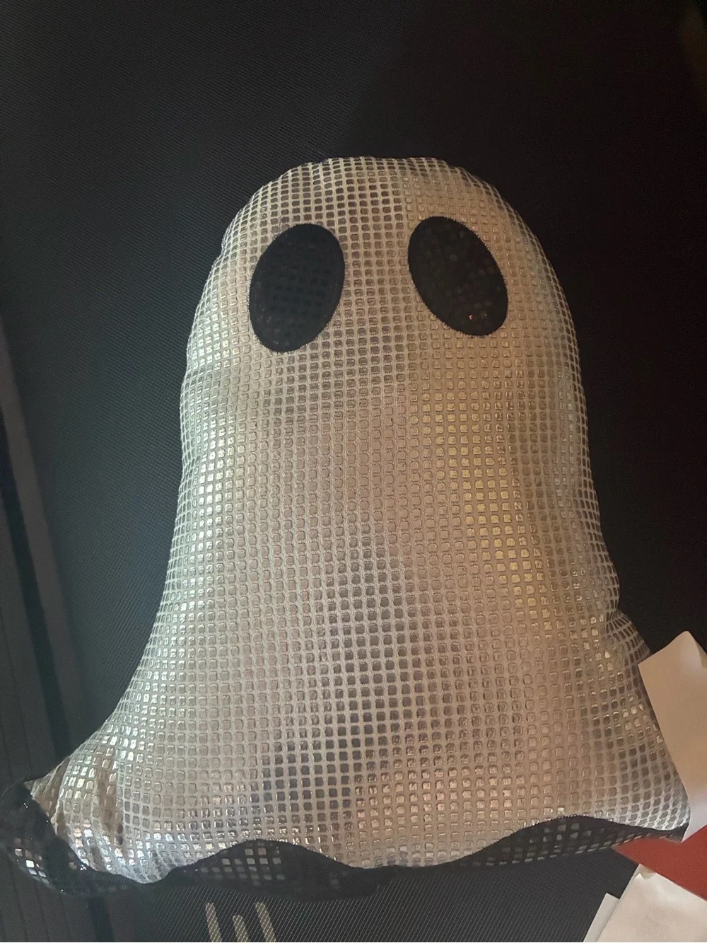 Disco Ghost Sequin Throw Pillow